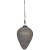 Clayre & Eef 6GL4361L Guaina natalizia grigia Ø 17x26 cm