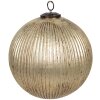Clayre & Eef 6GL4363M Guaina natalizia color oro Ø 20x20 cm