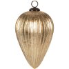 Clayre & Eef 6GL4364L Guaina natalizia color oro Ø 14x20 cm