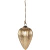 Clayre & Eef 6GL4364L Guaina natalizia color oro Ø 14x20 cm
