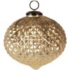 Clayre & Eef 6GL4365M Guaina natalizia color oro Ø 15x15 cm