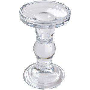 Clayre & Eef 6GL4403 Portacandele Corona Trasparente...