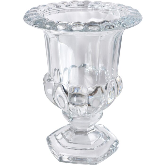 Clayre & Eef 6GL4415 Vaso in vetro trasparente Ø 15x20 cm