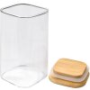 Clayre & Eef 6GL4418 Contenitore con coperchio trasparente 6x6x12 cm