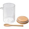 Clayre & Eef 6GL4421 Contenitore con coperchio trasparente 11x9x14 cm