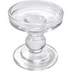 Clayre & Eef 6GL4426 Portacandele trasparente Ø 9x9 cm