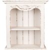 Clayre & Eef 6H2306 Scaffale a muro bianco 51x20x56 cm