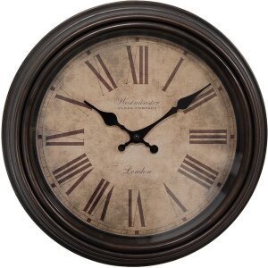 Clayre & Eef 6KL0808 Orologio da parete marrone...
