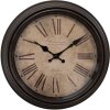 Clayre & Eef 6KL0808 Orologio da parete marrone Ø 29x5 cm - 1xAA