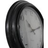 Clayre & Eef 6KL0809 Orologio da parete nero grigio Ø 30x4 cm - 1xAA
