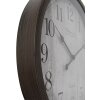 Clayre & Eef 6KL0811 Orologio da parete marrone grigio Ø 40x4 cm - 1xAA
