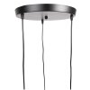Clayre & Eef 6LMP756 Lampada a sospensione nera Ø 35x110 cm - E27-max 3x40W