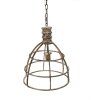 Clayre & Eef 6LMP784 Lampada a sospensione Beige Ø 39x47 cm E27-max 1x40W