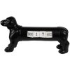 Clayre & Eef 6PR3862 Calendario Cane Nero 31x8x15 cm