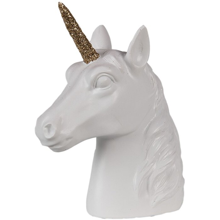 Clayre & Eef 6PR3892 Decorazione Unicorno 12x6x15 cm