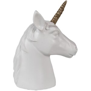 Clayre & Eef 6PR3892 Decorazione Unicorno 12x6x15 cm