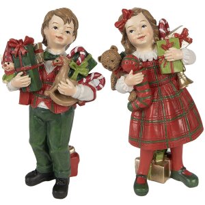 Clayre & Eef 6PR3920 Decorazione Bambini Rosso, Verde...