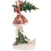 Clayre & Eef 6PR3942 Decorazione Ragazza Rosso Verde 25x17x43 cm