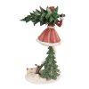 Clayre & Eef 6PR3942 Decorazione Ragazza Rosso Verde 25x17x43 cm