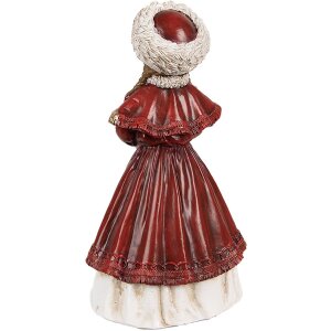 Clayre & Eef 6PR3943 Decorazione Ragazza Rossa 9x7x17 cm
