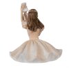 Clayre & Eef 6PR3944 Ballerina decorativa Rosa Bianca 12x12x13 cm Poliresina