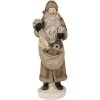 Clayre & Eef 6PR3952 Decorazione natalizia in piedi Immagine di Babbo Natale 11x11x30 cm