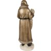 Clayre & Eef 6PR3952 Decorazione natalizia in piedi Immagine di Babbo Natale 11x11x30 cm