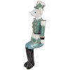 Clayre & Eef 6PR3963 Topo decorativo blu 10x7x19 cm