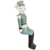Clayre & Eef 6PR3963 Topo decorativo blu 10x7x19 cm