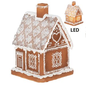 Clayre & Eef 6PR3974 Decorazione Casa con LED Marrone...