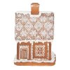 Clayre & Eef 6PR3974 Decorazione Casa con LED Marrone 13x13x18 cm- 3xAAA