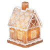Clayre & Eef 6PR3974 Decorazione Casa con LED Marrone 13x13x18 cm- 3xAAA