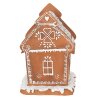 Clayre & Eef 6PR3975 Decorazione Casa con LED Marrone 15x12x17 cm- 3xAAA