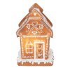 Clayre & Eef 6PR3975 Decorazione Casa con LED Marrone 15x12x17 cm- 3xAAA