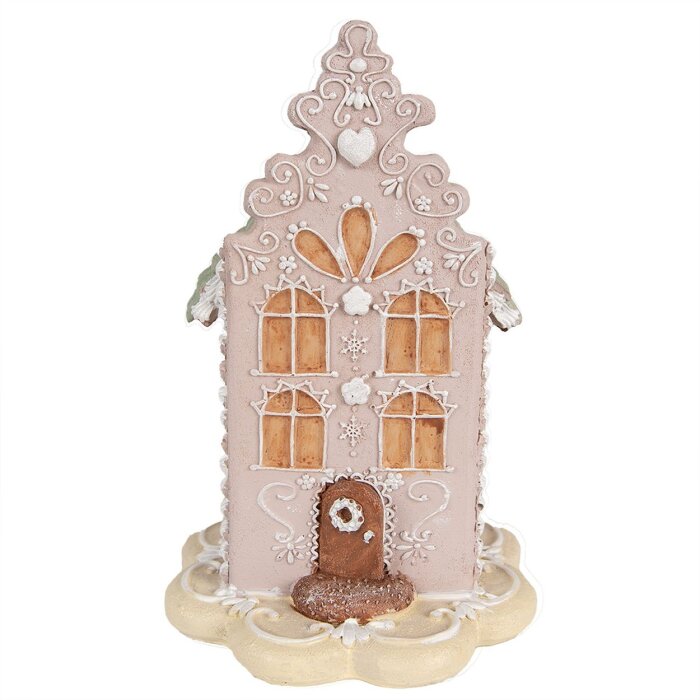 Clayre & Eef 6PR3976 Decorazione Casa Rosa 13x13x20 cm Poliresina