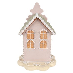 Clayre & Eef 6PR3976 Decorazione Casa Rosa 13x13x20 cm Poliresina