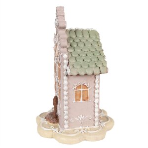 Clayre & Eef 6PR3976 Decorazione Casa Rosa 13x13x20 cm Poliresina