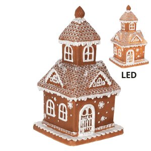 Clayre & Eef 6PR3983 Decorazione Casa con LED Marrone...