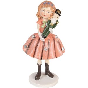 Clayre & Eef 6PR3989 Decorazione Bambino Rosso 7x6x12 cm