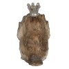 Clayre & Eef 6PR3993 Uccello decorativo Beige 7x5x8 cm