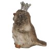 Clayre & Eef 6PR3993 Uccello decorativo Beige 7x5x8 cm