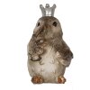 Clayre & Eef 6PR3994 Uccello decorativo Beige 7x6x9 cm