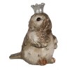 Clayre & Eef 6PR3994 Uccello decorativo Beige 7x6x9 cm