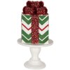 Clayre & Eef 6PR4905 Decorazione regalo Verde Rosso 14x14x24 cm