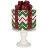 Clayre & Eef 6PR4905 Decorazione regalo Verde Rosso 14x14x24 cm