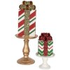 Clayre & Eef 6PR4905 Decorazione regalo Verde Rosso 14x14x24 cm