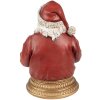 Clayre & Eef 6PR4908 Decorazione natalizia Statua Babbo Natale Rosso 22x18x29 cm