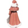 Clayre & Eef 6PR4938 Figura decorativa di Babbo Natale Rosso Bianco 16x16x31 cm