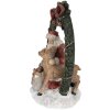 Decorazioni natalizie Babbo Natale con LED rosso, verde 19x12x23 cm