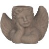 Clayre & Eef 6TE0401S Vaso da fiori per interni Angel Grey 23x13x17 cm